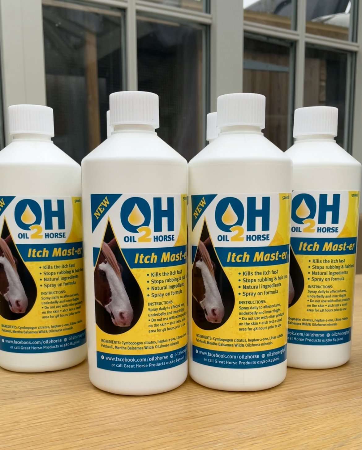 Oil 2 Horse Itch Master Bottles